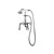 Graff - G-3890-C2-PC - Canterbury Collection Exposed Deck-Mounted Tub Filler with Handshower Set