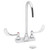 Speakman SC-3094-5-FC - Commander centerset faucet with 5 1/4-inch deep plain end gooseneck rigid or swivel 2.0 gpm laminar flow control in base of spout and 4-inch wrist blade handles