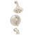 Speakman SM-6430-P-BN Alexandria Pressure Balance Valve & Trim in Shower combination and Tub spout in Brushed Nickel