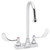 Speakman SC-3084-LD-5 - Commander centerset faucet with 5 1/4-inch deep gooseneck rigid or swivel and 4-inch wrist blade handles