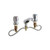 Chicago Faucet 404-HZV665E39ABCP Deck Mounted Sink Faucet