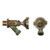 Woodford - 17CP3-16-MH - Model 17 Wall Faucet CP3 Inlet 16 Inch, Metal Handle
