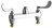 Chicago Faucets - 1100-LESSSPT317CP - 8-inch Center Deck Mounted Sink Faucet