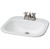 Cheviot 1108-WH-4 IBIZA Drop-In Basin, White Sink