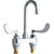 Chicago Faucet 895-E72-317XKABCP Bar Sink Fitting, 4'' Deck Mntd