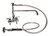 Encore KN41-2055VB20 - 4-inch Center Deck Mount Utility Spray Faucet with Vacuum Breaker