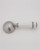 Jaclo 1009-WT-R-PSS SVO Faucet White Ceramic Traditional Right Black Ceramic Traditional Lever Handle - POLISHED STAINLESS STEEL