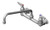 T&S Brass B-0231-A22-CVH - Mixing Faucet, 8-inch Wall Mount, Eternas, 12-inch Swing Nozzle, 2.2 Gpm Outlet, B-Cv Check Valves