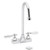 Speakman SC-3092-REV-5 - Commander centerset faucet with 5 1/4-inch deep gooseneck rigid or swivel and revere lever handles