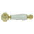 Rohl ZZ9736602Z-IB Rohl Arcana Ornate White Porcelain Lever Only With Blank All Metal Screw Cover Cap Having No Hot Or Cold Temperature Indication Mark And M.4 X 40 Screw