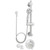 Speakman SM-6490-ADA-P Alexandria ADA Hand-held Shower/ Tub Combinations with Grab/Slide Bar in Polished Chrome
