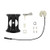 Sloan AP300503-SN Flushmate Universal Handle Replacement Kit for all OEM 2-pc toilets with Flushmate 503 Series, Satin Nickel Handle Included