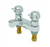 T&S Brass B-0831-02VR-PA - Metering Faucet, Deck Mount, 4-inch Centers, Pivot-Action Metering, 0.5 GPM VR Outlet Device