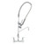 T&S Brass - B-0133-12-CR-B - PRE-RINSE UNIT w/ CERAMAS & WALL BRACKET