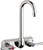 Chicago Faucets W4W-GN1AE35-369AB - 4" Wall Mount Washboard Sink Faucet