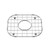 American Standard 8448.181600.075 Portsmouth 18" X 16" Bottom Kitchen Sink Grid