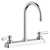 Chicago Faucets W8D-GN2AE35-369AB - 8" Deck Mount Washboard Sink Faucet