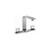 Graff G-3600-C14-BAU Targa Widespread Lavatory Faucet, 24K Brushed Gold Plated