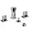 Graff G-3661-C14-BAU Bidet Set, 24K Brushed Gold Plated