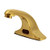 Hydrotek H-1000CPB-LRDC Polished Brass Hardwired 4-Inch Centerset Sensor Faucet