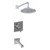 Graff G-7270-C15S-OB Contemporary Pressure Balancing Shower Set (Rough & Trim), Olive Bronze