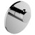 Graff G-8037-RH-WT-T M-Series Round Thermostatic Valve Trim Plate and Handle, Architectural White