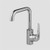 DOMO? Swivel Spout Kitchen Faucet with 9"Splendure Stainless Steel, Side Lever Handle