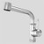 KWC 10.031.003.127 DECO Pull Out Spray Kitchen Faucet with 9-inch Spout- Splendure Stainless Steel, Side Lever Handle