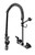 T&S Brass B-0133-BJ-SWV-T EasyInstall Pre-Rinse, 8" Wall Mount Base, Wall Bracket, Tee, Swivel, B-0107-J