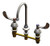 T&S Brass B-2866-05QT-L15 8" CWS Deck Mount Faucet, QT Eternas, 4"