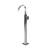 Graff G-1825-LM36N-SN Sade Floor-Mounted Vessel Filler (Rough and Trim), Steelnox (Satin Nickel)