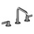Graff G-6711-LM46B-PN Terra Widespread Lavatory Faucet w/Lever Handle, Polished Nickel