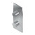 Graff G-8048-RH0-PN-T M-Series Square Thermostatic 2-Hole Trim Plate and Handle (Trim Only) , Polished Nickel