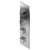 Graff G-8083-SH0-PC-T M-Series Transitional Square 4-Hole Trim Plate with Square Handles (Vertical Orientation), Polished Chrome