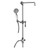 Graff G-8934-LM34S-SN Exposed Riser with Handshower, Steelnox (Satin Nickel)