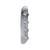 Graff G-8058-RH0-BK-T M-Series Round Thermostatic 4-Hole Trim Plate and Handle (Trim Only) , Architectural Black