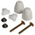 American Standard 7381251-200.0200A Ez-Install Bolt Cap Kit, White