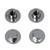 American Standard 7381285-200.0070A Cap Nut, 5/8 In, Chrome (4Pcs)