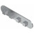Graff G-8058H-SH0-OB-T M-Series Round 4-Hole Trim Plate with Square Handles (Horizontal Installation), Olive Bronze