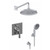Graff G-7289-LM47S-BNi Contemporary Pressure Balancing Shower Set (Rough & Trim), Brushed Nickel