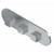 Graff G-8056H-SH0-OB-T M-Series Round 3-Hole Trim Plate with Square Handles (Horizontal Installation), Olive Bronze