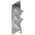 Graff G-8178-1L2C-UB-T M-Series Finezza DUE 3-Hole Trim Plate w/Finezza Handles (Vertical Installation), Unfinished Brass