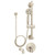 Speakman SM-1090-ADA-P-BN Neo ADA Hand-held Shower/ Tub Combinations with Grab/Slide Bar in Brushed Nickel