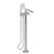 Graff G-6854-LM47N-UB-T Finezza UNO Floor-Mounted Tub Filler (Trim Only) , Unfinished Brass