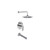 Graff G-7283-LM45S-OB-T Contemporary Pressure Balancing Shower Set (Trim Only), Olive Bronze
