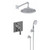 Graff G-7285-LM47S-AU-T Contemporary Pressure Balancing Shower Set (Trim Only), 24K Gold Plated