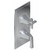 Graff G-8049-1L1C-BAU-T M-Series Finezza UNO 2-Hole Trim Plate w/Finezza Handles (Vertical Installation), 24K Brushed Gold Plated