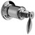 Graff G-8060-LM14S-SN-T Topaz Transfer Valve Trim Plate and Handle, Steelnox (Satin Nickel)