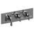 Graff G-8078H-1L2C-OB-T M-Series Finezza UNO 3-Hole Trim Plate w/Finezza Handles (Horizontal Installation), Olive Bronze
