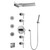 Graff GK1.124A-LM37S-PC Full Round LED Thermostatic Shower System, Polished Chrome
